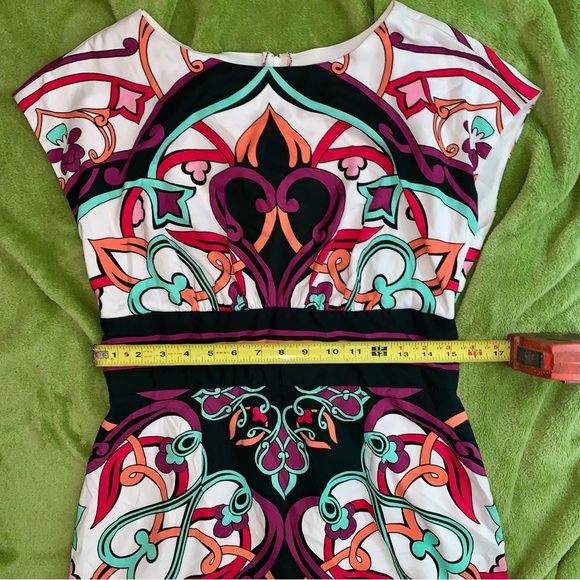 Vibrant Multicolor Dress size 10 - Picture 5 of 8